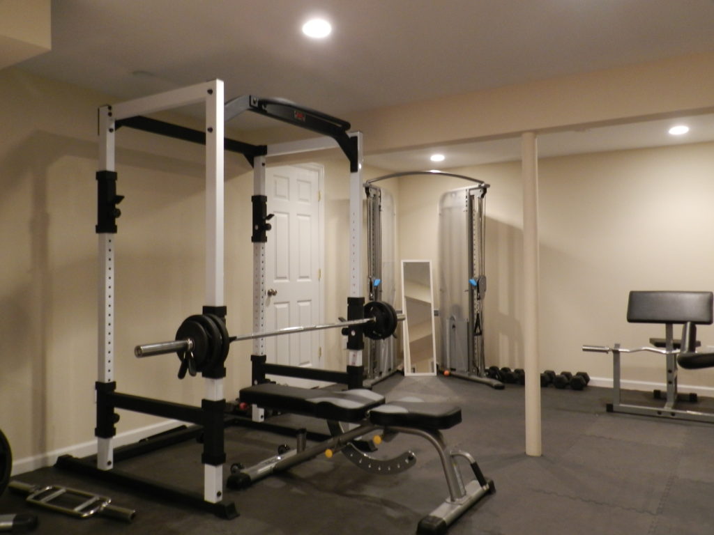 Basement converted to a gym_White Plains